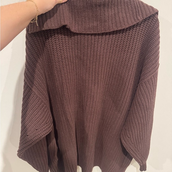 Free People Chocolate Brown Button-Front Knit Cardigan - Picture 8 of 12